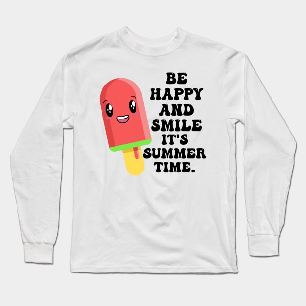 Happy popsicle Long Sleeve T-Shirt by RoseaneClare 